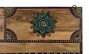 Mango Cabecero de Madera Maciza de Mango 170 cm Color Natural con Detalles Pintados a Mano, Cabecero de Cama